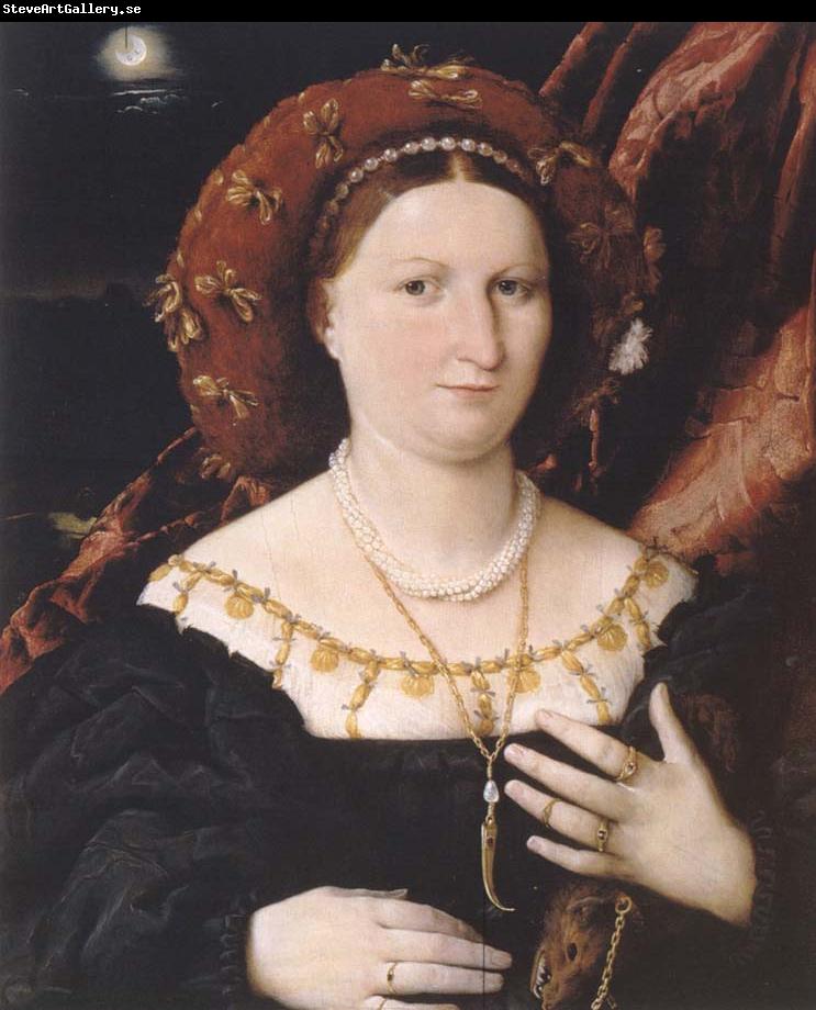 Lorenzo Lotto Portrat of the Lucina Brembati